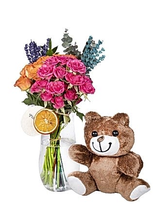 Elegance Rose Bear