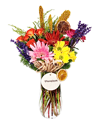 Colorful Love Gerbera